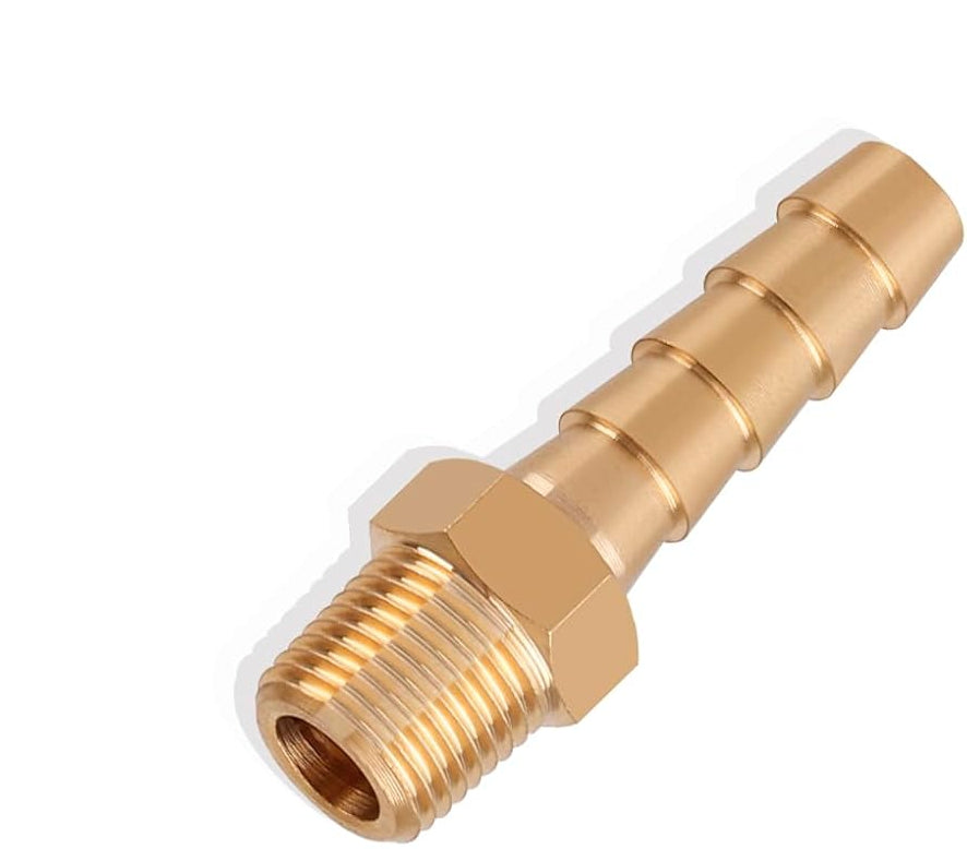 1/8" NPT Brass Hose Barb Fitting